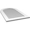 Ekena Millwork Round Top Surface Mount PVC Gable Vent: Non-Functional, w/ 3-1/2"W x 1"P Standard Frame, 24"W x 40"H GVPRT24X4001SN - alternate 2